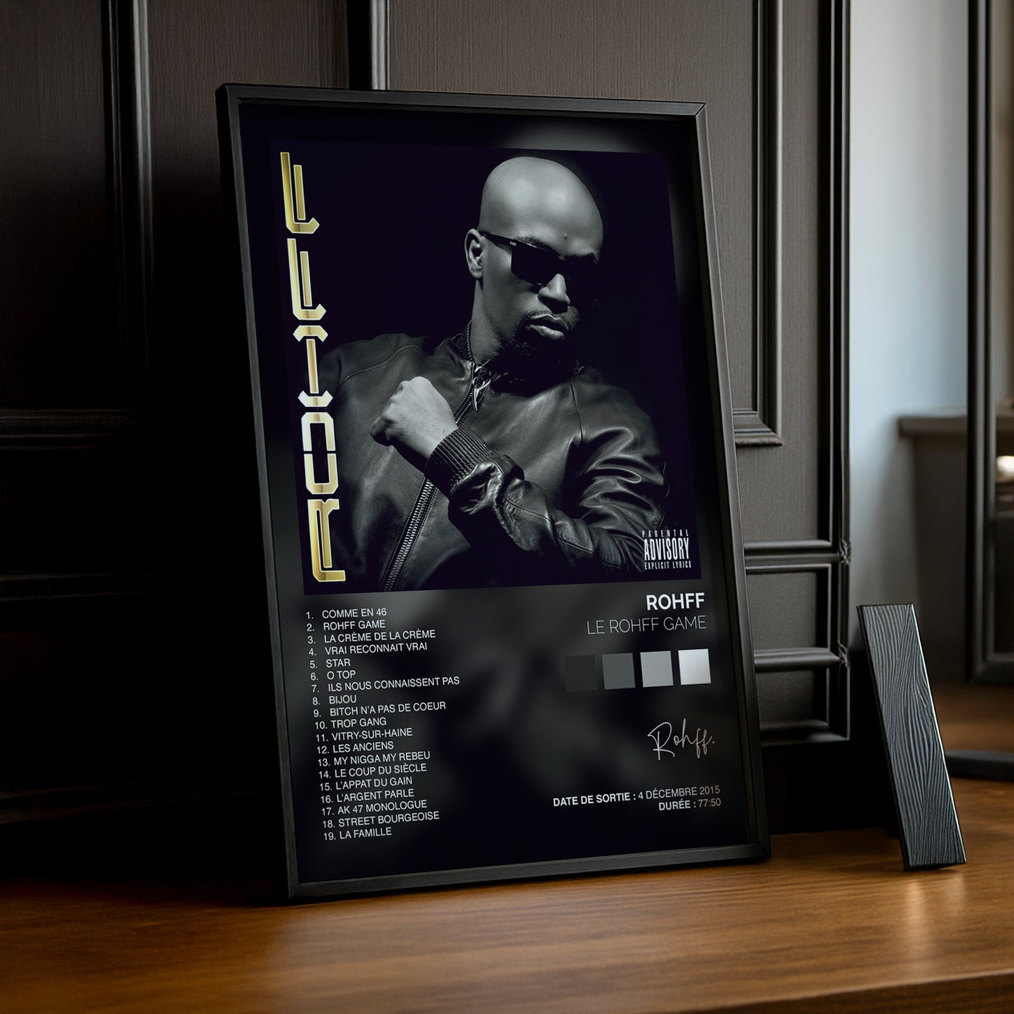 Cadre Photo Rohff - Le Rohff Game