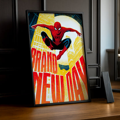 Cadre Photo Spider-Man Brand New Day Dessin – Poster Encadrée Marvel 2026 TonCadre