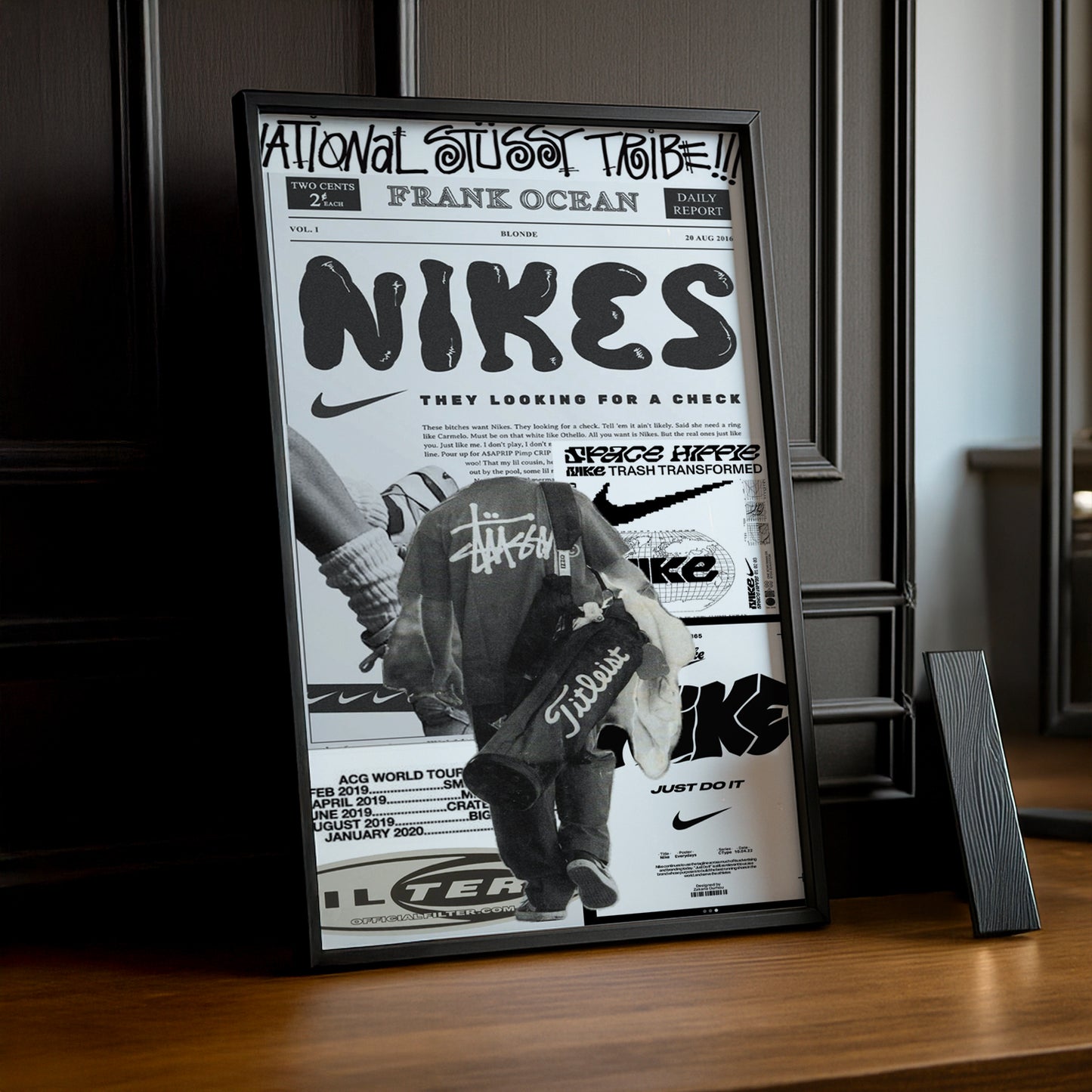 Cadre photo Stüssy x Nike