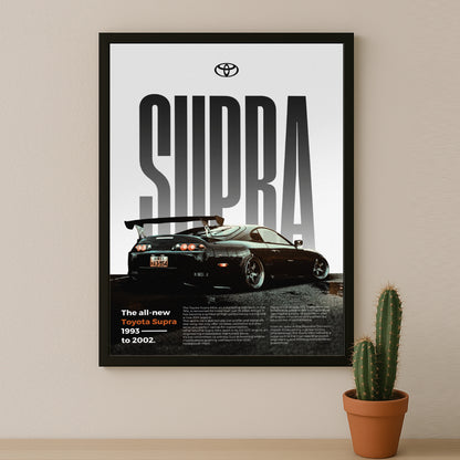Poster Voitures - Toyota Supra