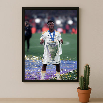 Poster encadrée Real Madrid - Vinicius Junior LDC