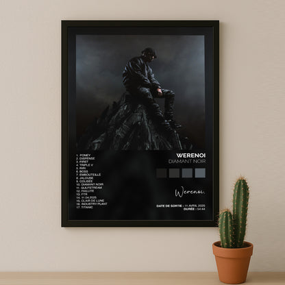 Cadre photo Album Musicaux - Diamant Noir de Werenoi