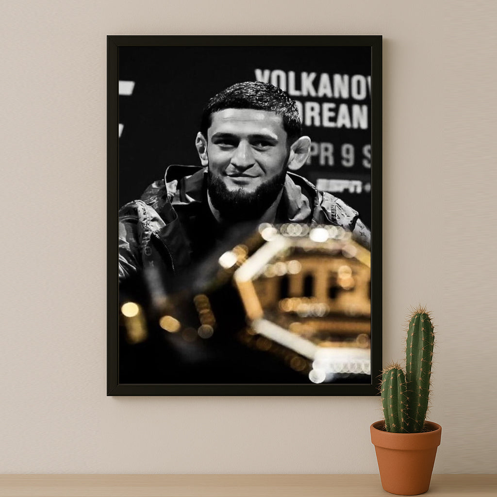 Poster UFC - Khamzat Chimaev Belt