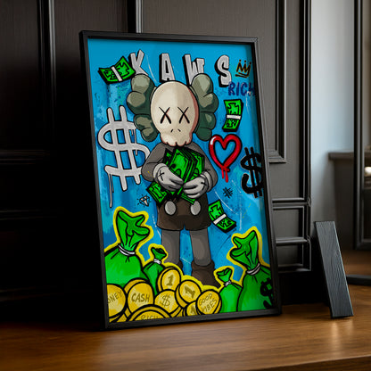 Poster Kaws money