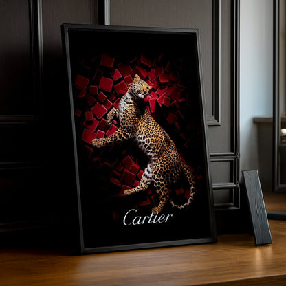 Cadre photo Cartier - Panthère Allonger