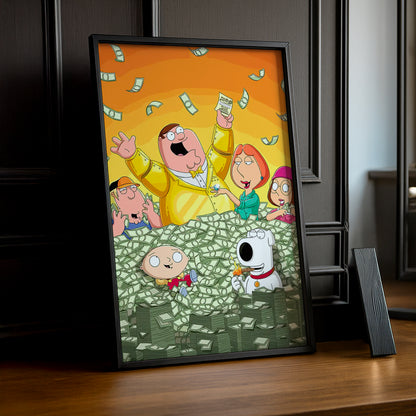 Cadre Photo Family Guy - Dollars
