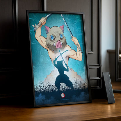 Cadre Photo Demon Slayer - Inosuke King of the Mountain