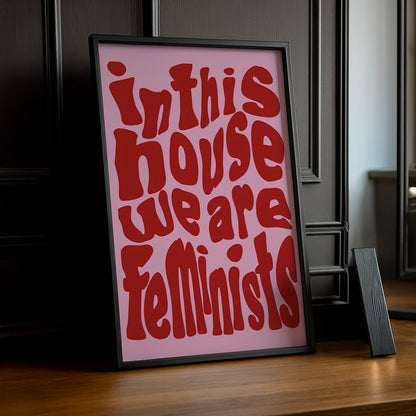 Cadre photo Citation - Feminists