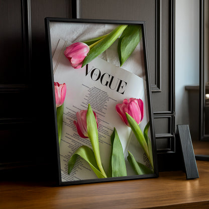 Poster Photo Vogue - Flowers