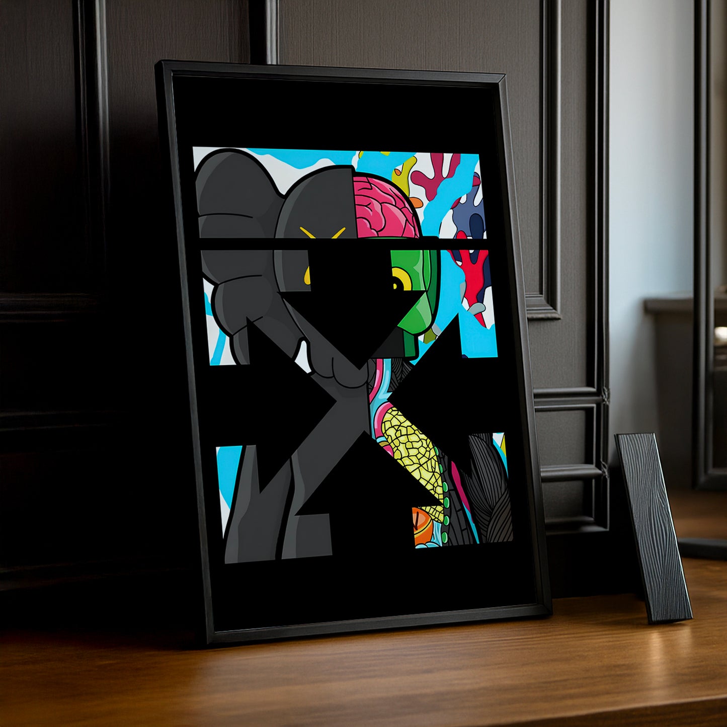 Cadre photo Off-White x Kaws