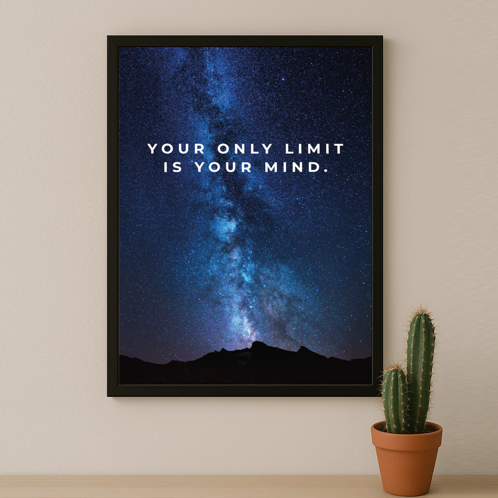 Cadre photo Motivation - Your Only Limit Is Your Mind