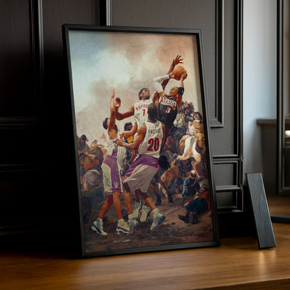 Cadre photo NBA - Art