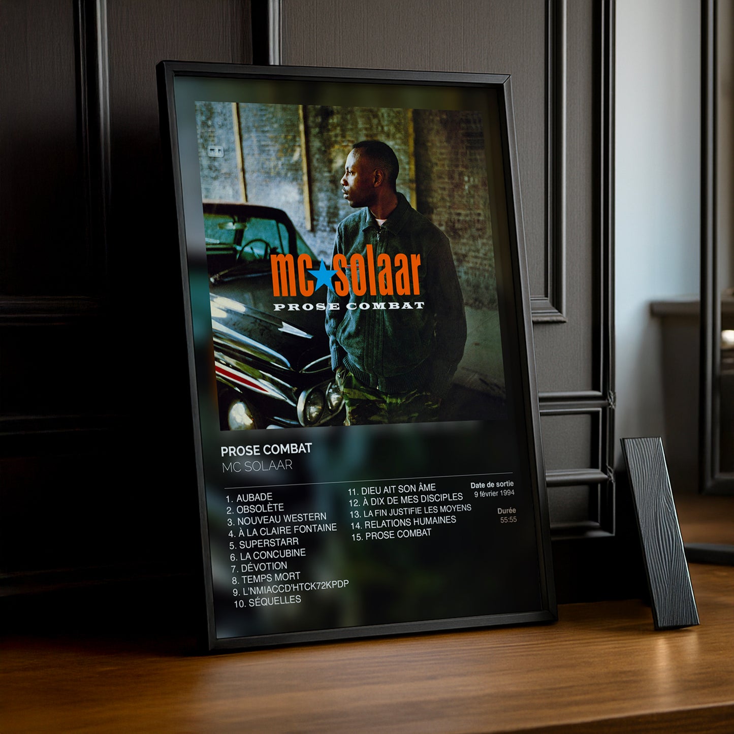 Cadre photo Prose combat McSolaar