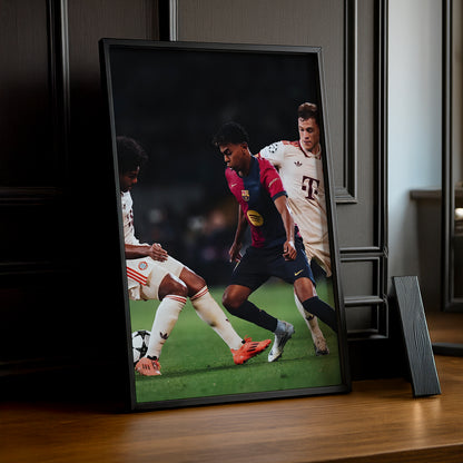 Cadre photo de Lamine Yamal vs Bayern Munich