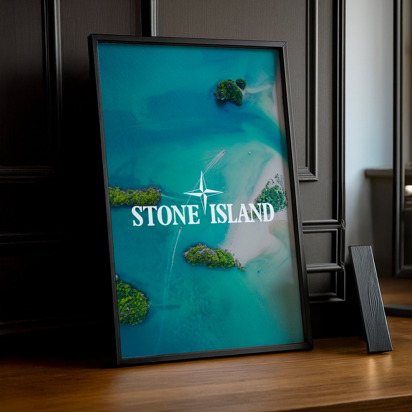 Poster Stone Island - Île Paradisiaque