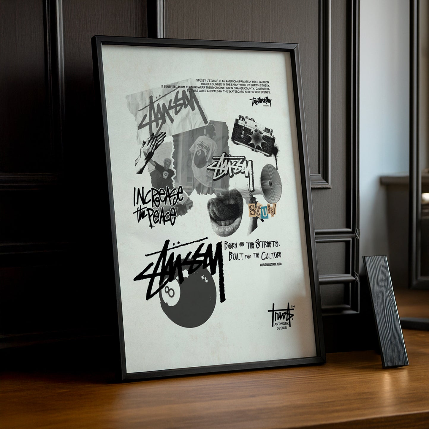 Cadre photo Stüssy poster