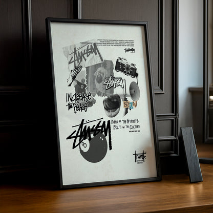 Cadre photo Stüssy poster