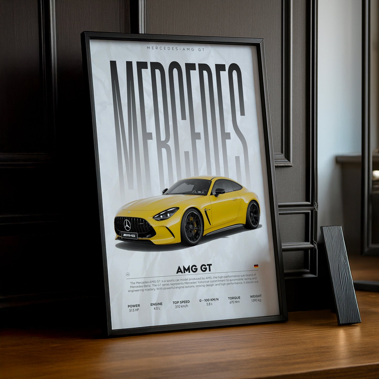 Cadre photo Mercedes AMG GT