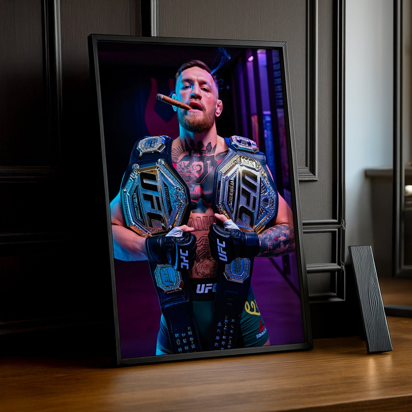 Cadre photo UFC - Conor McGregor Double Champion