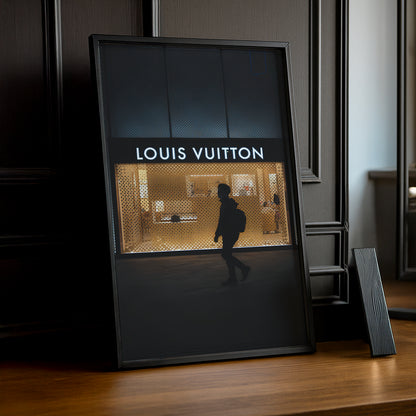 Cadre photo Louis Vuitton by night