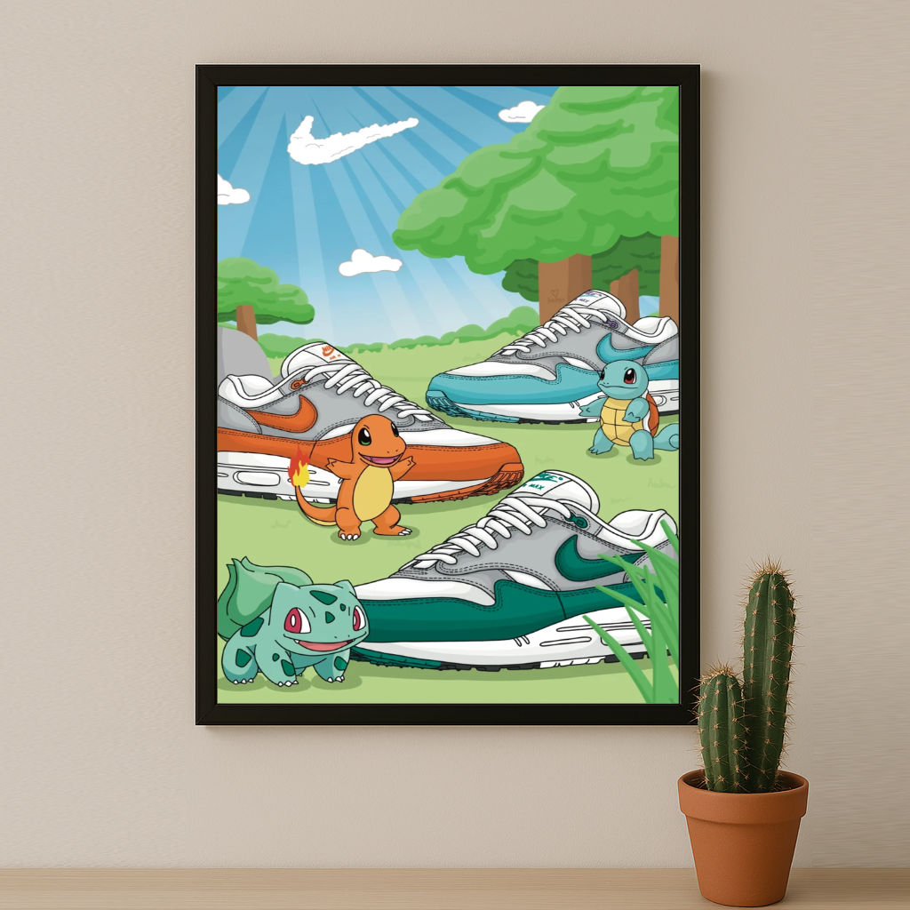 Poster Nike Sneakers x Pokémon
