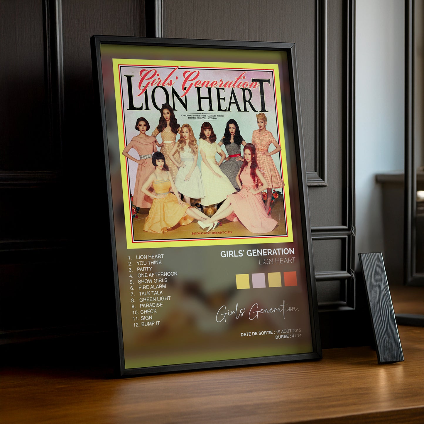 Cadre Photo K-Pop - Girls' Generation Lion Heart