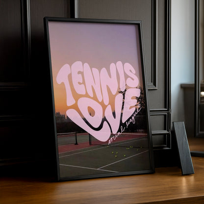 Cadre photo Tennis - Love