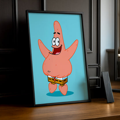 Cadre Photo Bob L'Éponge - Patrick Étoile Funny