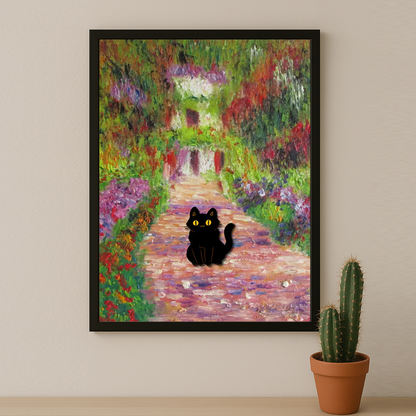 Cadre photo Chat Art Peinture