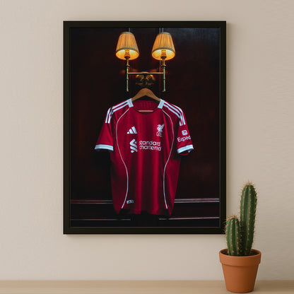 Cadre photo - Maillot Liverpool FC 25-26