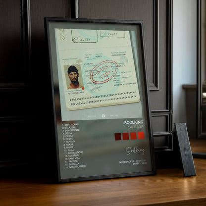 Cadre photo Album - Sans visa de Soolking