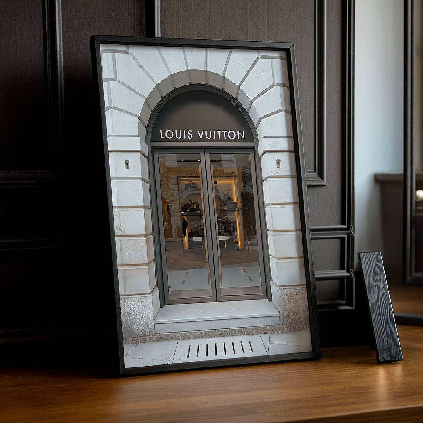 Cadre photo Louis Vuitton magasin