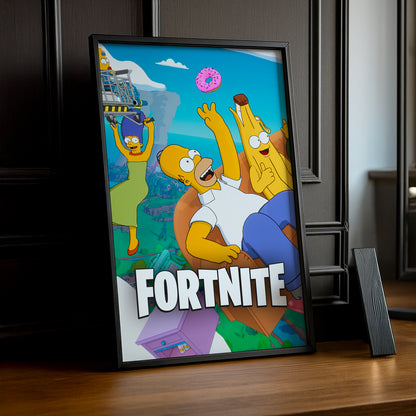 Cadre Photo Fortnite x Simpsons