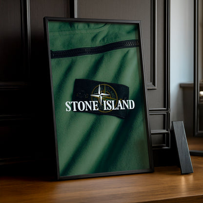 Cadre photo Stone Island vert