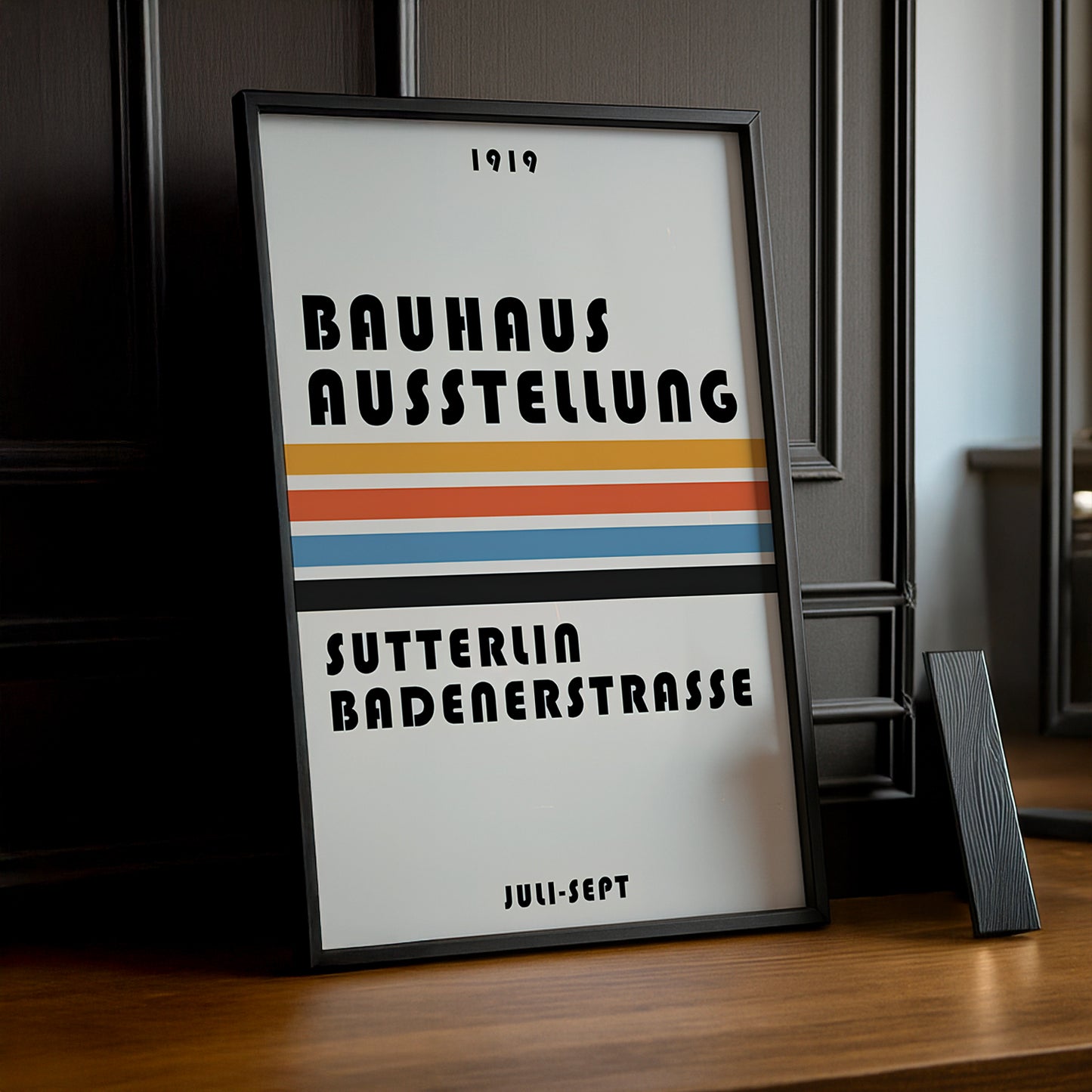 Cadre photo Bauhaus Ausstellung Sutterlia Badenerstrasse