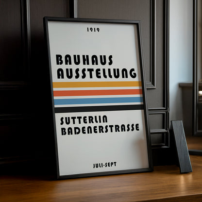 Cadre photo Bauhaus Ausstellung Sutterlia Badenerstrasse