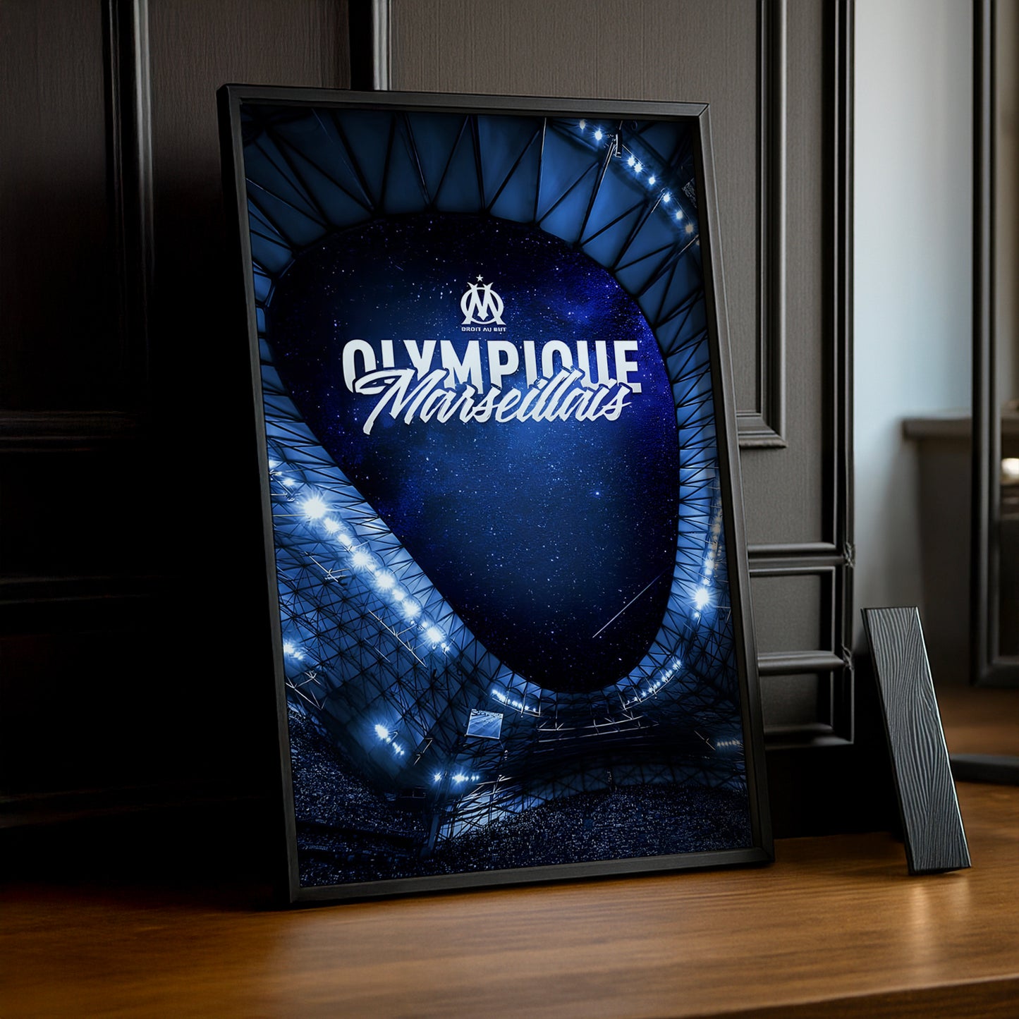 Poster encadrée Olympique de Marseille - Stade Vélodrome