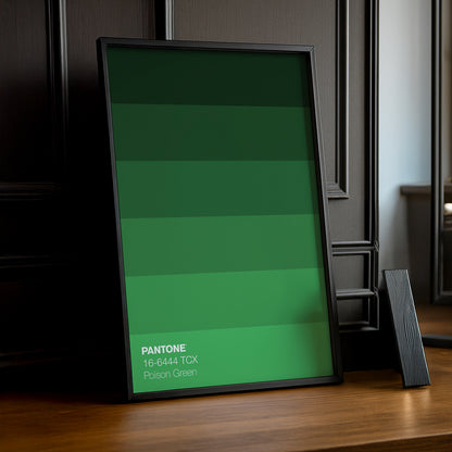 Cadre Photo Pantone Dégradé - Poison Green