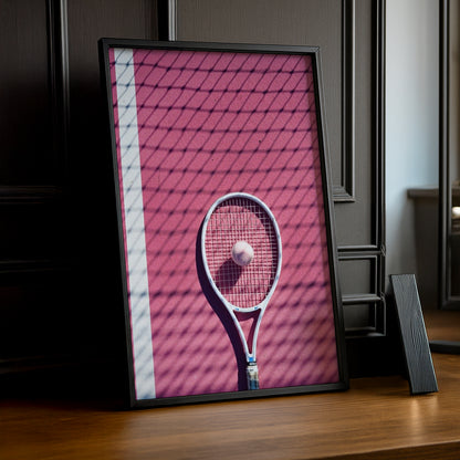 Cadre photo Tennis - Aesthetic Pink