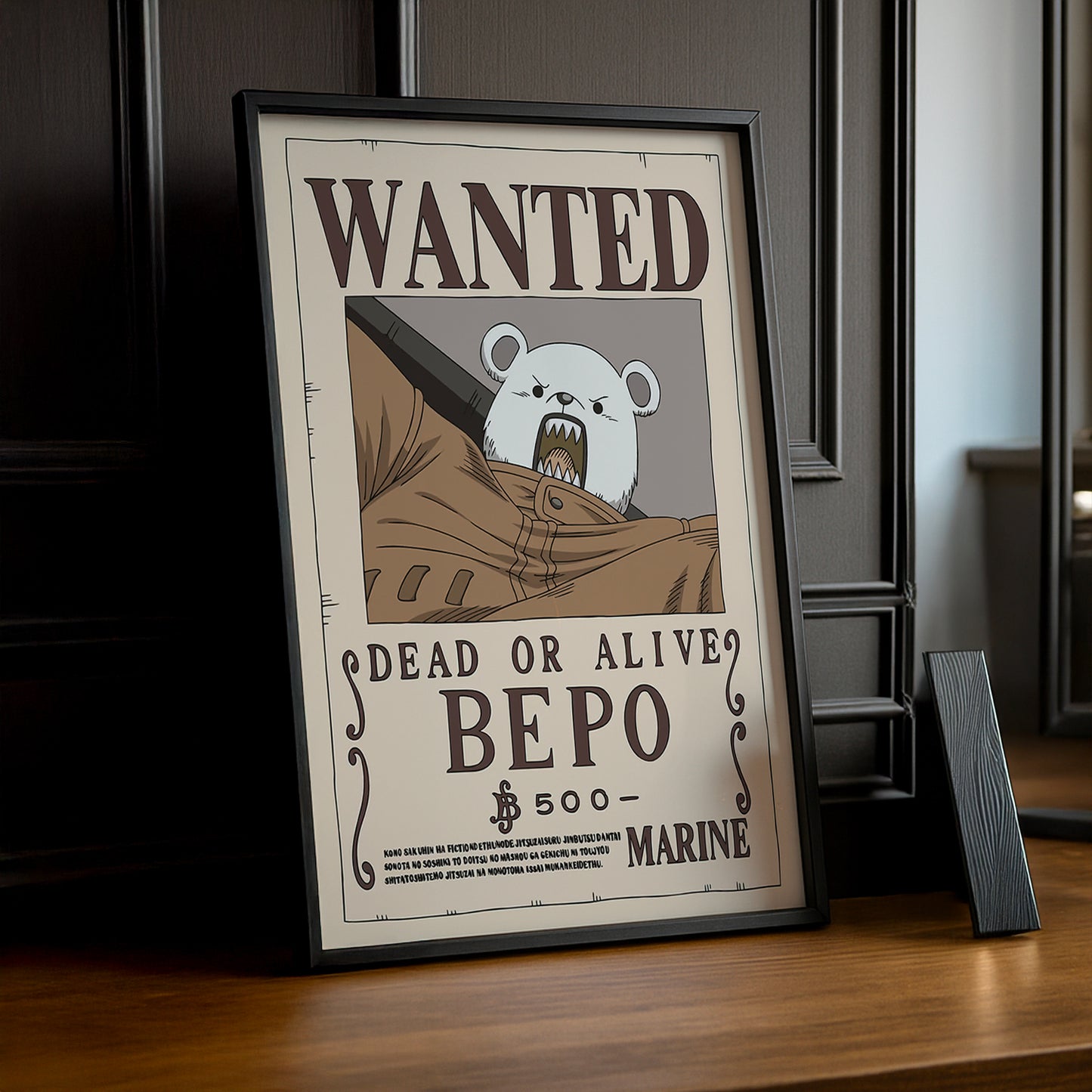 Cadre photo One Piece - Wanted Bepo