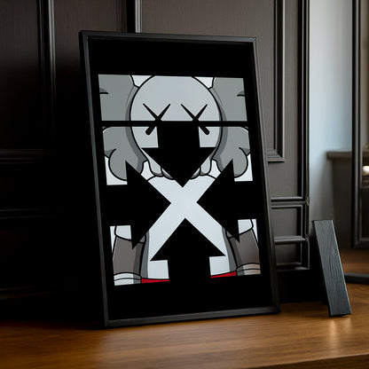 Cadre photo Off-White x Kaws