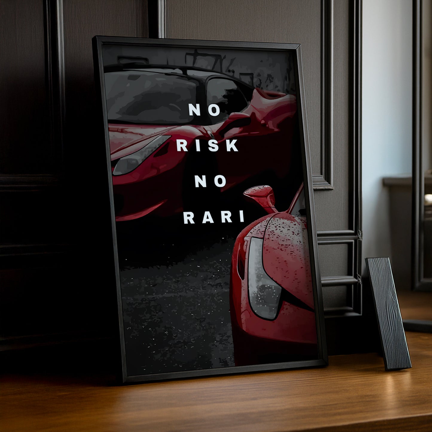 Cadre photo Motivation - No Risk, No Rari