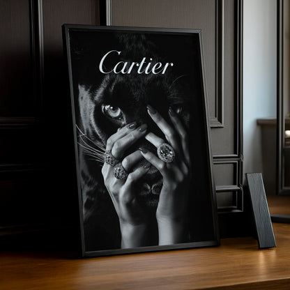 Cadre photo Cartier - Tiger x Woman