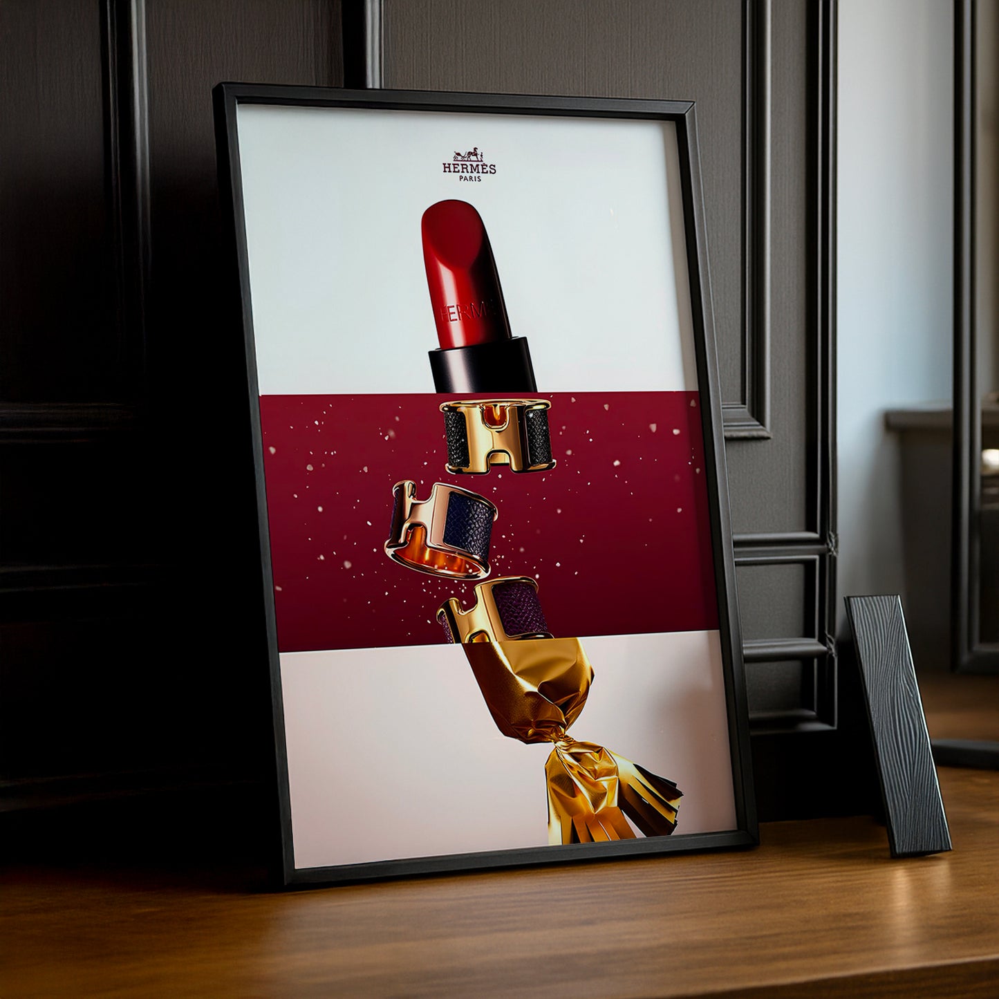 Cadre photo Hermès - Rouge à lèvre