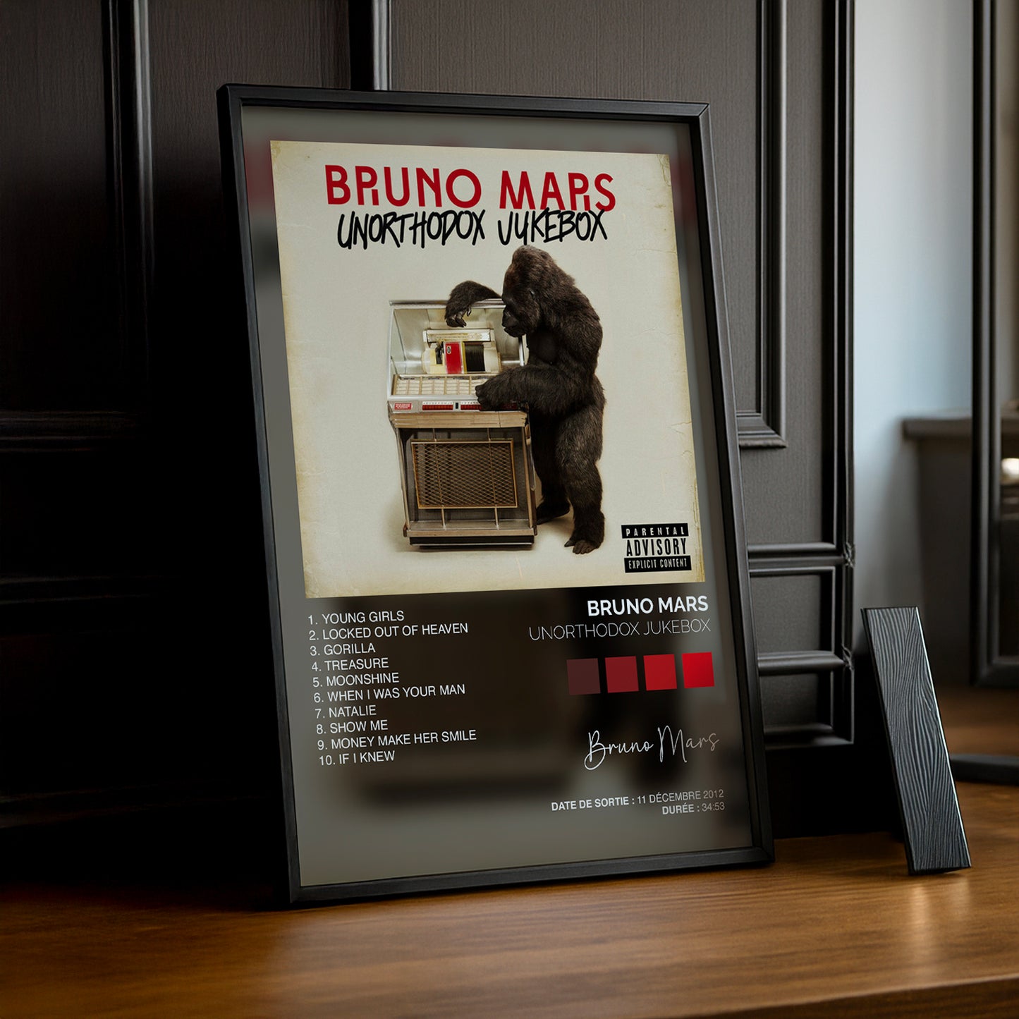 Poster Bruno Mars - Album Unorthodox Jukebox