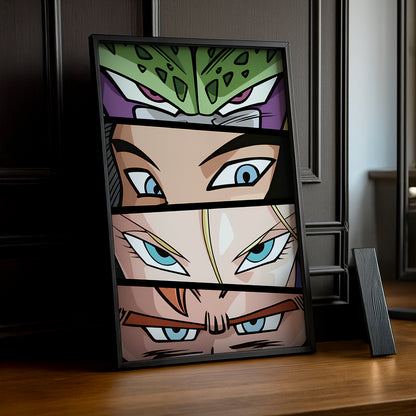 Poster Dragon Ball Z - Eyes Androids