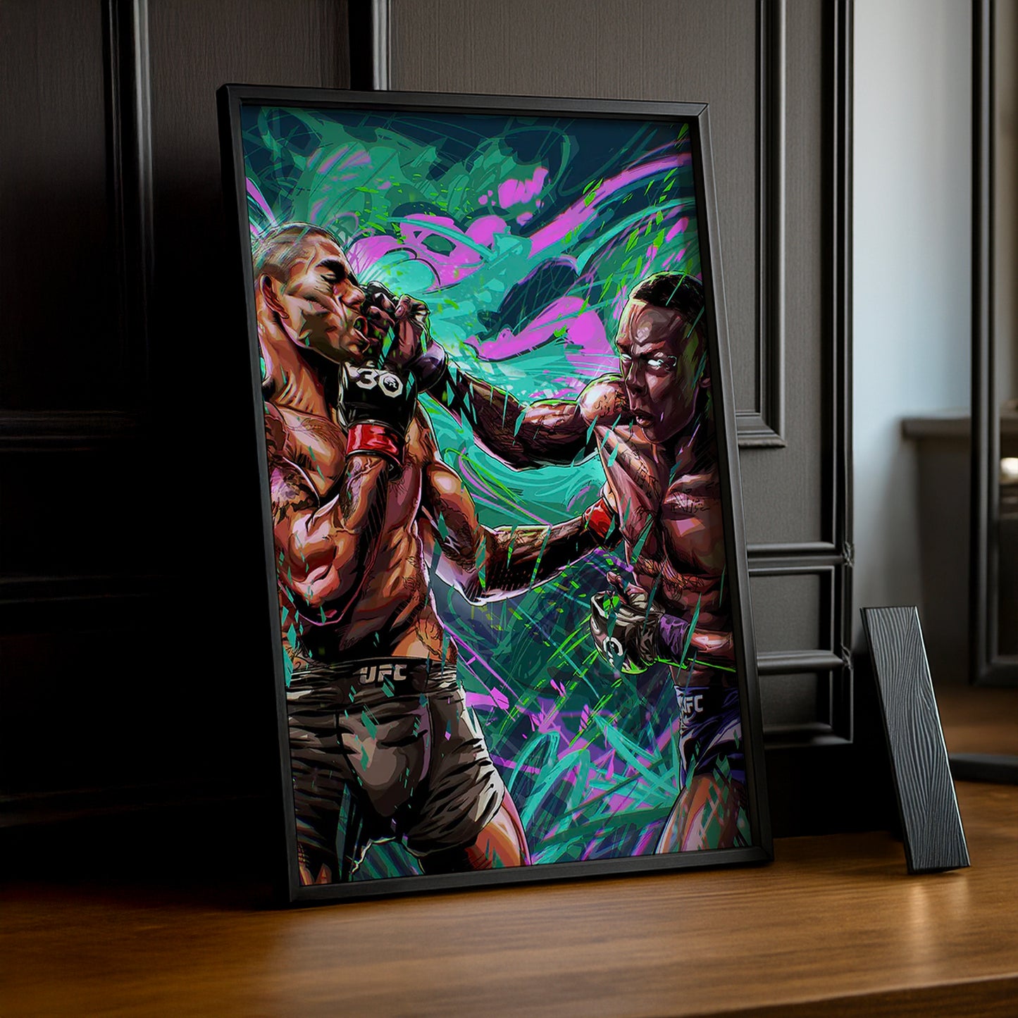 Cadre photo UFC - Perreira vs Adesanya