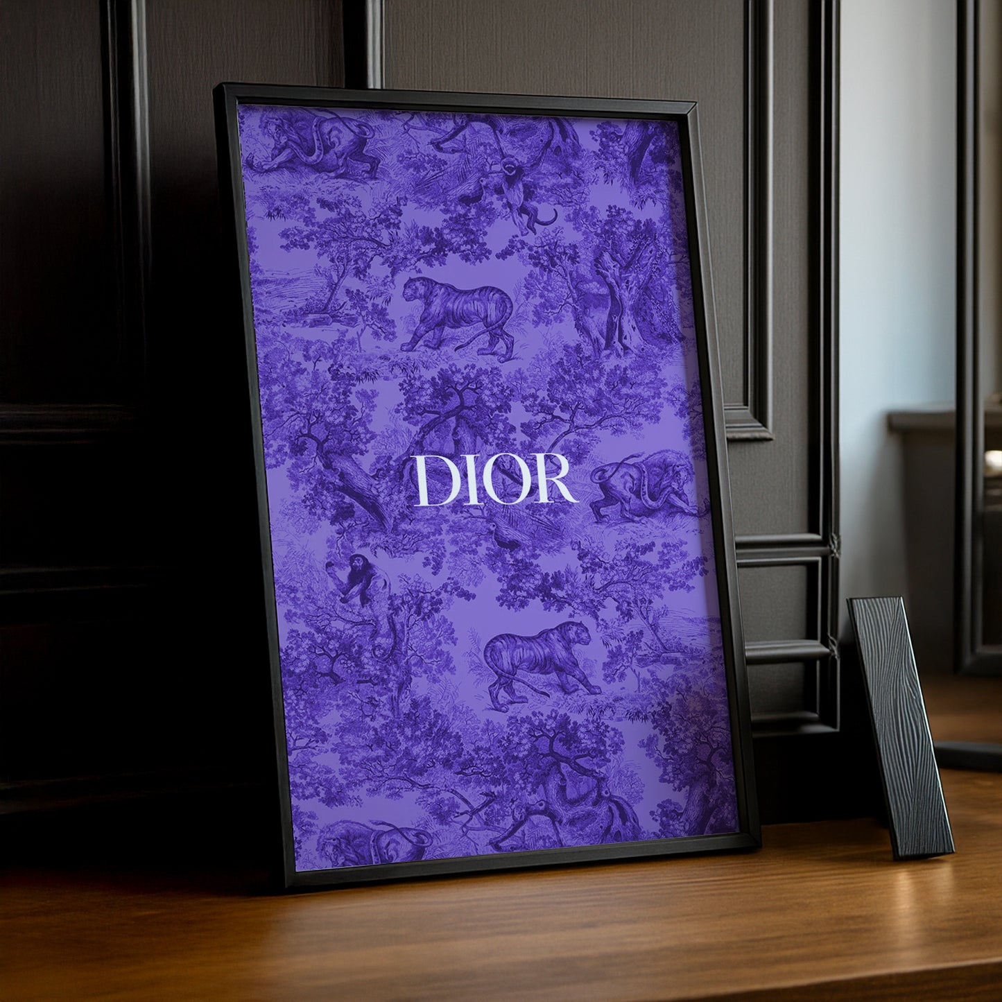Cadre photo Dior Violet Dessin