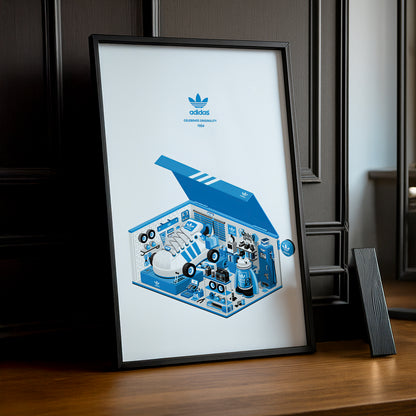 Cadre photo Adidas - Sneakers