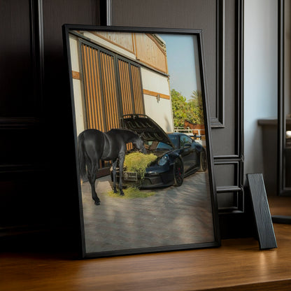 Cadre photo Équitation - Porsche